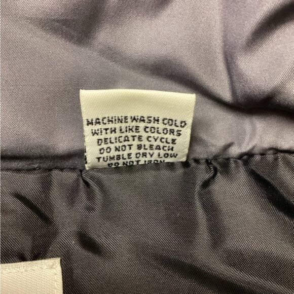 FLIPBOX Vintage Mens Full Zip Outdoor Puffer Vest, Gray/Black, size L - Picture 7 of 7